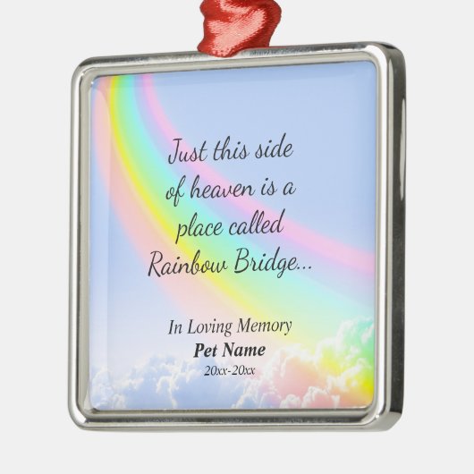 Ornement fait sur commande de mémorial d'animal (Gauche)