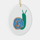 Ornement fait sur commande de message d'escargot (Droite)