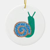 Ornement fait sur commande de message d'escargot (Devant)