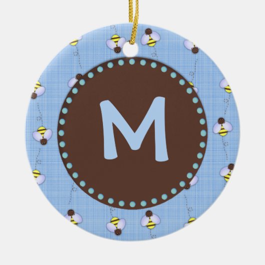 Ornement fait sur commande de monogramme de (Devant)