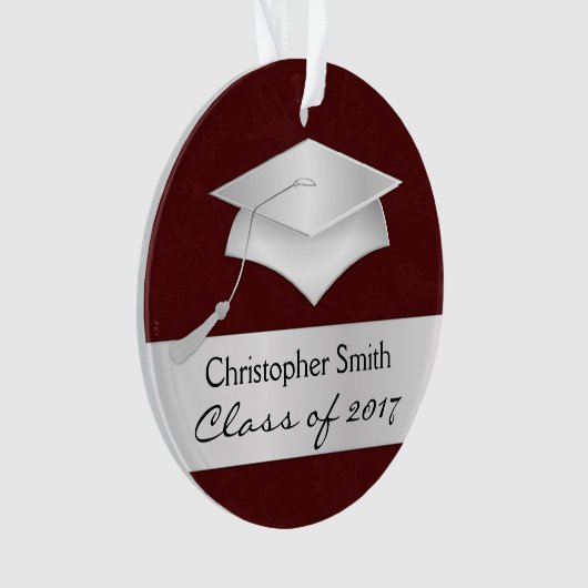 Ornement fait sur commande de Noël - cadeau de (devant)