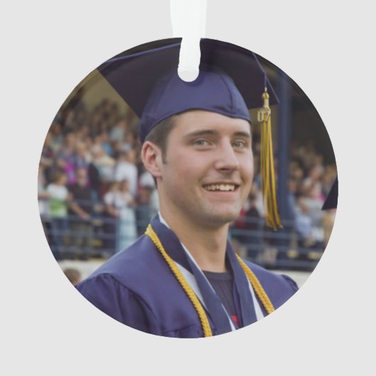 Ornement fait sur commande de Noël - cadeau de (dos)