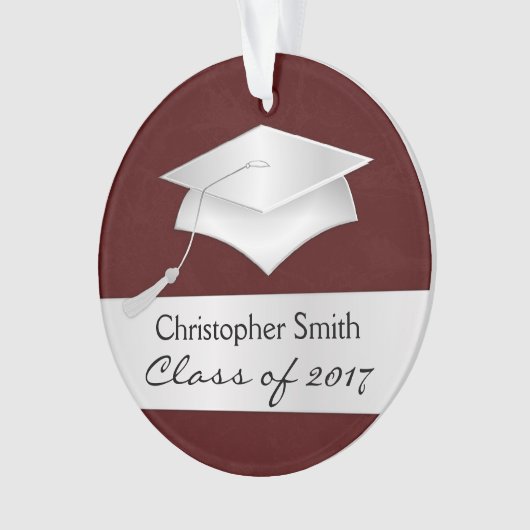 Ornement fait sur commande de Noël - cadeau de (devant)