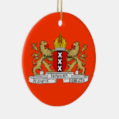 Ornement fait sur commande de Noël d'Amsterdam (Droite)