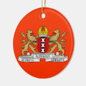 Ornement fait sur commande de Noël d'Amsterdam (Gauche)