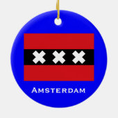 Ornement fait sur commande de Noël d'Amsterdam (Dos)