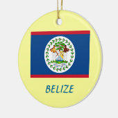 Ornement fait sur commande de Noël de BELIZE* (Gauche)
