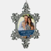 Ornement fait sur commande de Noël de famille de (Gauche)