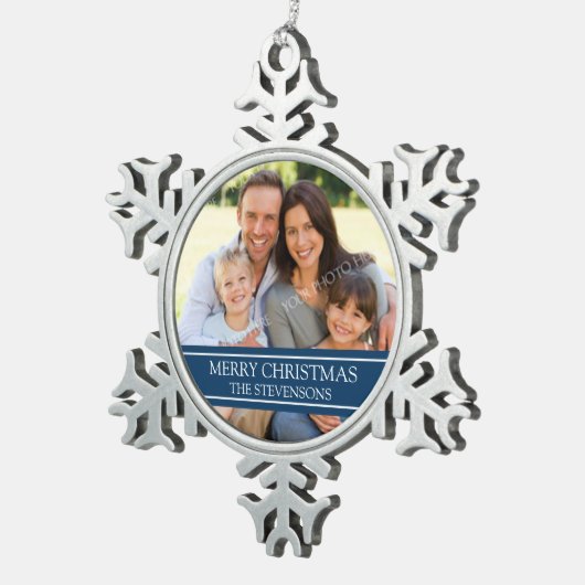 Ornement fait sur commande de Noël de famille de (Vue impression)