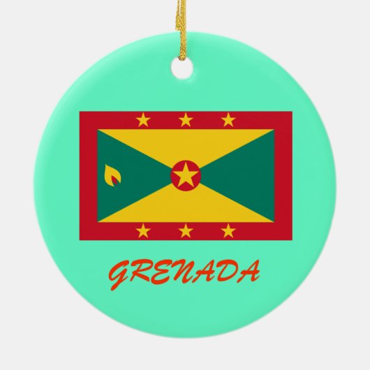 Ornement fait sur commande de Noël de GRENADA* (Dos)