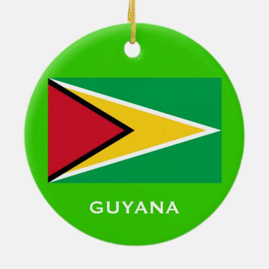 Ornement fait sur commande de Noël de GUYANA* (Dos)