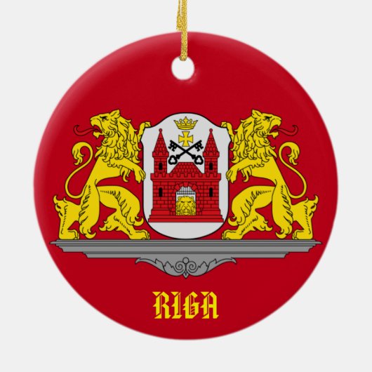 Ornement fait sur commande de Noël de Riga (Dos)