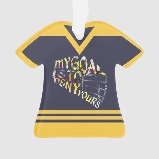 Ornement fait sur commande de nom et de nombre de (devant)