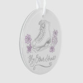 Ornement fait sur commande de patinage artistique (devant)