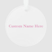 Ornement fait sur commande de patinage artistique (dos)