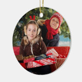 Ornement fait sur commande de photo (Gauche)