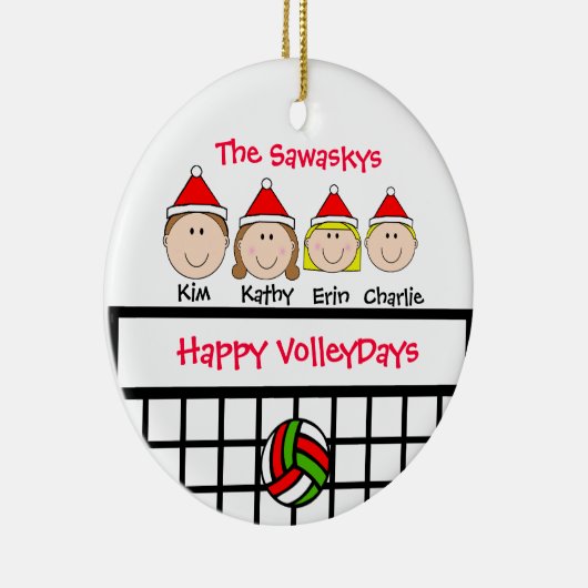 Ornement fait sur commande de vacances de famille (Droite)