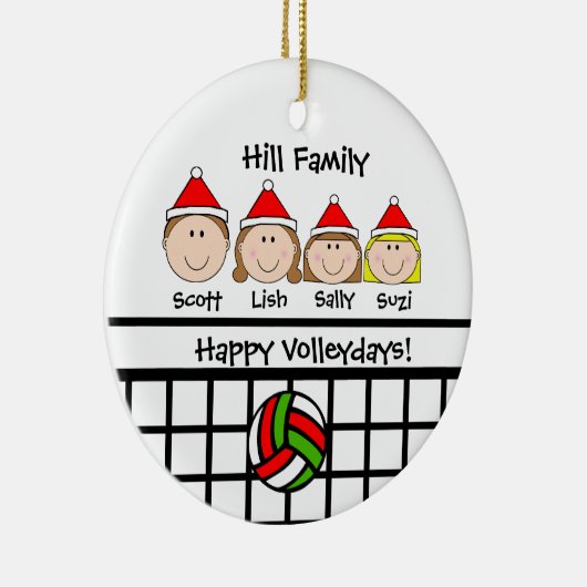 Ornement fait sur commande de vacances de famille (Droite)