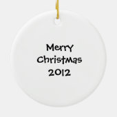 Ornement fait sur commande de vacances de famille (Dos)