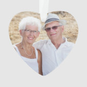 Ornement fait sur commande de vacances de photo de (dos)