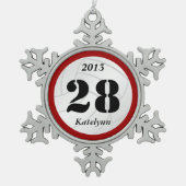 Ornement fait sur commande de volleyball de (Devant)