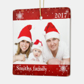 Ornement fait sur commande personnalisé de photo (Gauche)