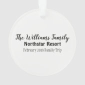 Ornement fait sur commande personnalisé de photo (dos)