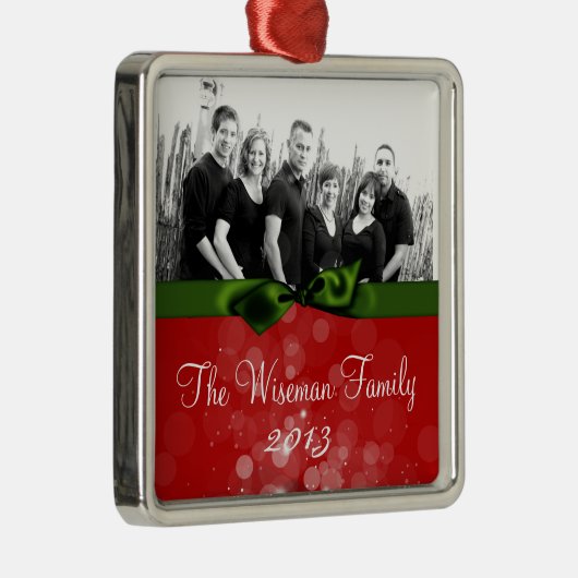 Ornement fait sur commande personnalisé de PHOTO (Droite)