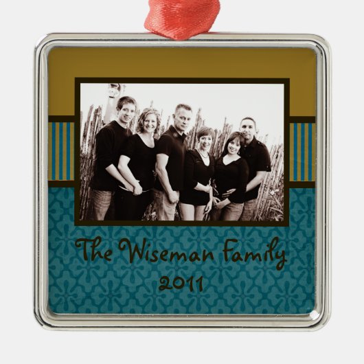 Ornement fait sur commande personnalisé de PHOTO (Devant)