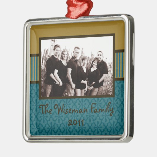 Ornement fait sur commande personnalisé de PHOTO (Gauche)