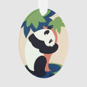 Ornement fait sur commande vintage "de zoo de