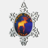 Ornement fantastique de flocon de neige de Park (Vue impression)