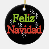 Ornement Feliz Navidad Keepsaké (Devant)