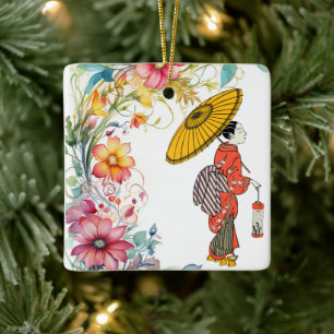 Ornement féminin asiatique