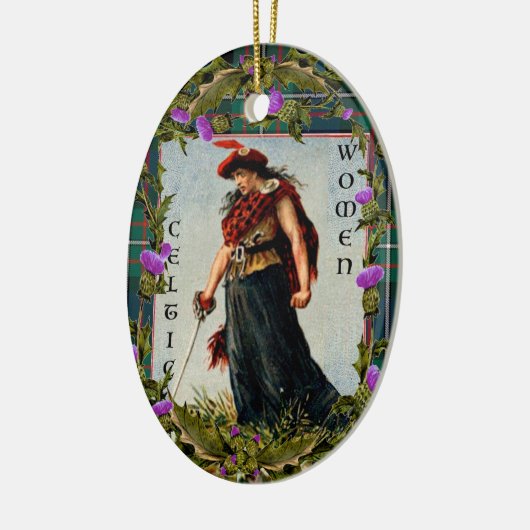 Ornement féminin celtique (Gauche)