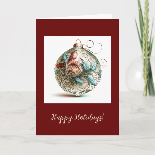 Ornement festif Plié Fête / Carte de Noël (Devant)