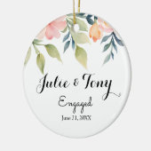 Ornement Fiançailles cadeau fiançailles - (Gauche)