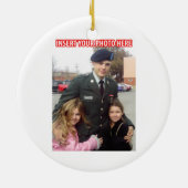 Ornement fier de maman d'armée avec l'image faite (Dos)