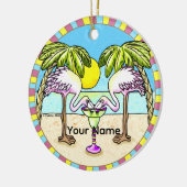 Ornement Flamingo Margarita (Gauche)