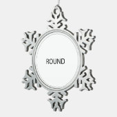 Ornement Flocon de Neige (Vue impression)