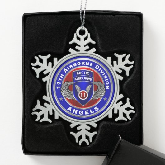 Ornement Flocon De Neige 11e division aéroportée (Boîte)