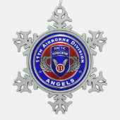 Ornement Flocon De Neige 11e division aéroportée (Devant)