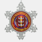 ORNEMENT FLOCON DE NEIGE 130E BRIGADE D'INGÉNIEUR (Devant)