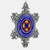 Ornement Flocon De Neige 13e commandement de soutien (Gauche)