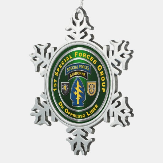 Ornement Flocon De Neige 1er Groupe des opérations spéciales (Vue impression)
