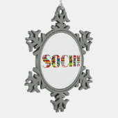 Ornement Flocon De Neige 2014 : Sotchi (Gauche)