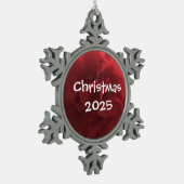 Ornement Flocon De Neige 2024 Christmas tree decoration by dalDesignNZ (Gauche)