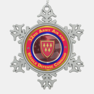 Ornement Flocon De Neige 32e Commandement aérien et de la défense antimissi
