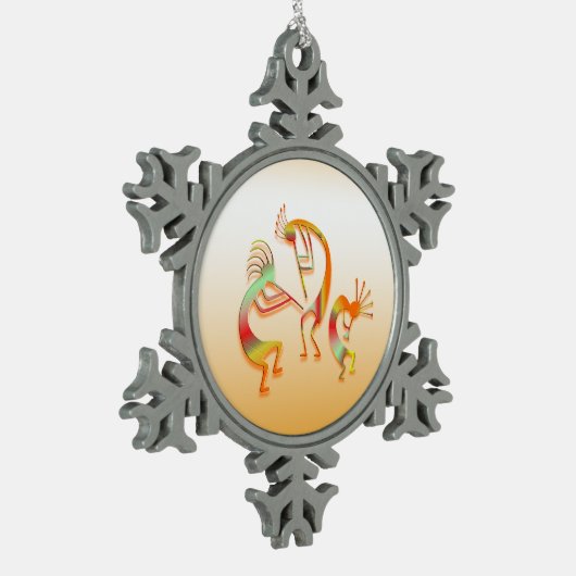 Ornement Flocon De Neige 3 Kokopelli #51a (Gauche)