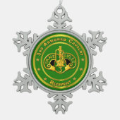 Ornement Flocon De Neige 3e régiment de cavalerie blindée (Devant)